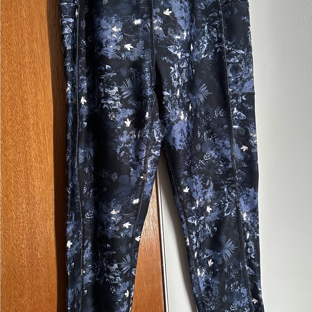 Balance Collection, blue multi leggings US M